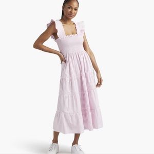 NWT! Bubblegum Stripe Hill House Ellie Nap Dress Large